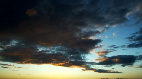 Stock Video Dark Clouds At Sunset Landscape Live Wallpaper For PC - Free Live Wallpaper