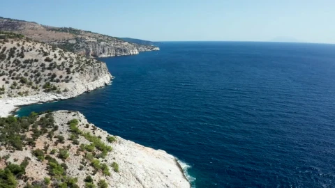Stock Video Dark Blue Ocean And White Coastline Live Wallpaper For PC - Free Live Wallpaper