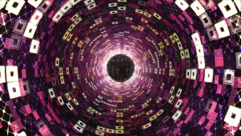Stock Video Dancing Tunnel With Disco Concept D Live Wallpaper For PC - Free Live Wallpaper