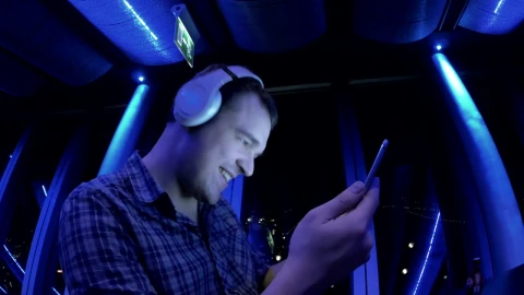 Stock Video Dancing To Music On His Phone Live Wallpaper For PC - Free Live Wallpaper