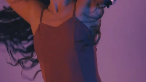 Stock Video Dancing Girl In Red Dancing Artistically Live Wallpaper For PC - Free Live Wallpaper