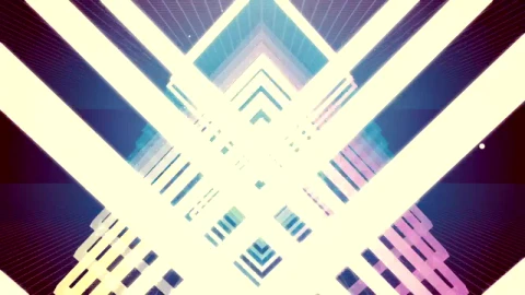 Stock Video Dancing And Flickering Columns Of Rectangular Lights Live Wallpaper For PC - Free Live Wallpaper