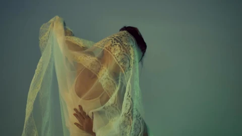 Stock Video Dancer Moving With Her Body Under A Veil Live Wallpaper For PC - Free Live Wallpaper
