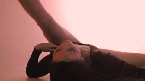 Stock Video Dancer Moving Her Body Lying On The Floor Live Wallpaper For PC - Free Live Wallpaper