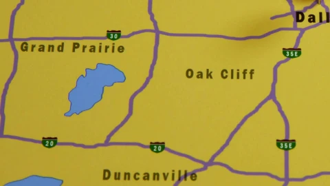 Stock Video Dallas Pinned On A Map Live Wallpaper For PC - Free Live Wallpaper