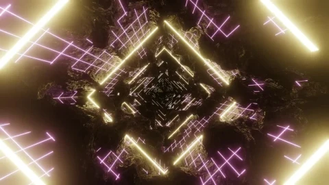 Stock Video Cyberpunk Style Tunnel From The S Live Wallpaper For PC - Free Live Wallpaper