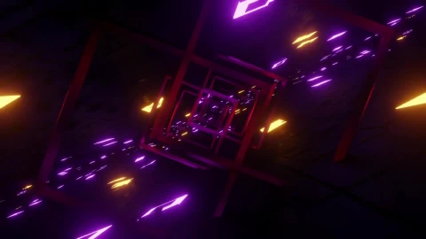 Stock Video Cyberpunk Infinity Stage D Render Live Wallpaper For PC - Free Live Wallpaper