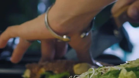 Stock Video Cutting A Sandwich In Half For A Healthy Lunch Live Wallpaper For PC - Free Live Wallpaper
