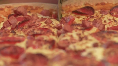 Stock Video Cutting A Pizza With A Pizza Cutter Live Wallpaper For PC - Free Live Wallpaper