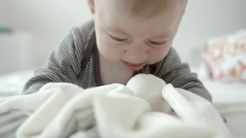 Stock Video Cute Baby Playing With A Teddy Live Wallpaper For PC - Free Live Wallpaper