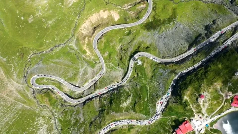 Stock Video Curvy Road In A Green Landscape Live Wallpaper For PC - Free Live Wallpaper