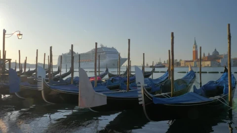 Stock Video Cruise Passengers Entering Port In Italy Live Wallpaper For PC - Free Live Wallpaper