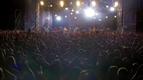 Stock Video Crowd With Hands In The Air At The Concert Live Wallpaper For PC - Free Live Wallpaper