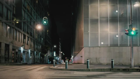 Stock Video Crosswalk At Night Live Wallpaper For PC - Free Live Wallpaper