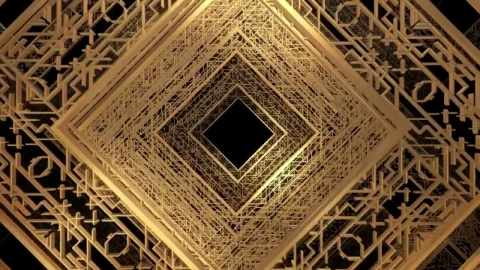 Stock Video Crossing Through Golden Hindu Style D Paintings Live Wallpaper For PC - Free Live Wallpaper