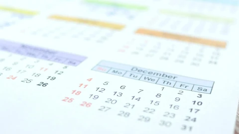 Stock Video Crossing Out Days With Down On A Calendar Live Wallpaper For PC - Free Live Wallpaper