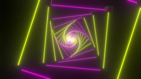 Stock Video Crossing A Tunnel Of Flickering Lines Of Light Live Wallpaper For PC - Free Live Wallpaper