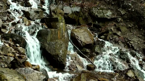Stock Video Creek Flowing Through The Mountain Rocks Live Wallpaper For PC - Free Live Wallpaper