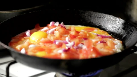 Stock Video Creating Vegetable Omelette Live Wallpaper For PC - Free Live Wallpaper