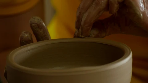 Stock Video Craftsman Making A Clay Vase Live Wallpaper For PC - Free Live Wallpaper