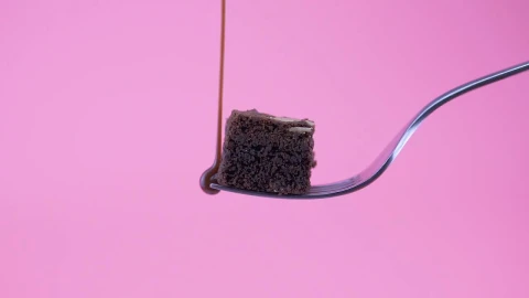 Stock Video Covering A Piece Of Brownie With Chocolate Live Wallpaper For PC - Free Live Wallpaper