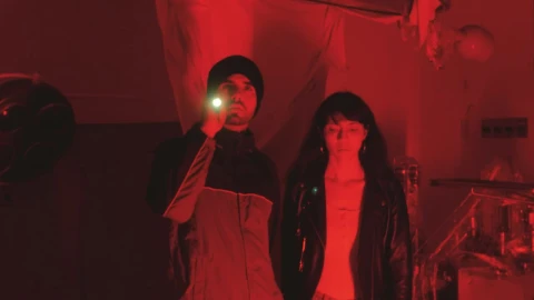 Stock Video Couple Watching Something Scary During A Night Exploration Live Wallpaper For PC - Free Live Wallpaper