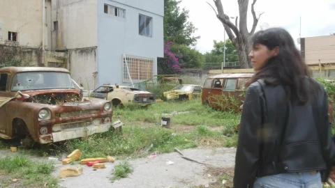Stock Video Couple Walking Hand In Hand Through An Abandoned Place Live Wallpaper For PC - Free Live Wallpaper