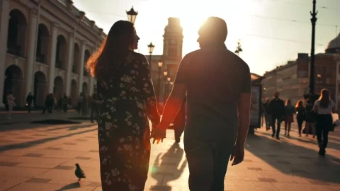 Stock Video Couple Walking Hand In Hand Live Wallpaper For PC - Free Live Wallpaper