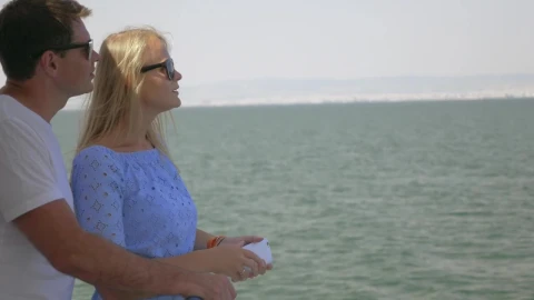 Stock Video Couple Taking A Photo Together On A Boat Live Wallpaper For PC - Free Live Wallpaper