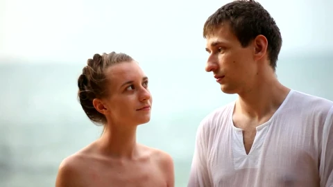 Stock Video Couple Staring At Each Other And Getting Closer To Kiss Live Wallpaper For PC - Free Live Wallpaper