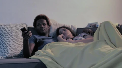Stock Video Couple Sleeps On Couch Live Wallpaper For PC - Free Live Wallpaper