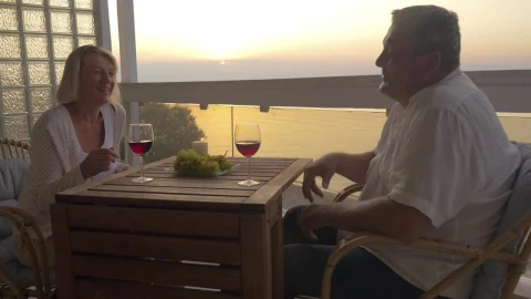 Stock Video Couple Sharing Wine On Holiday Live Wallpaper For PC - Free Live Wallpaper