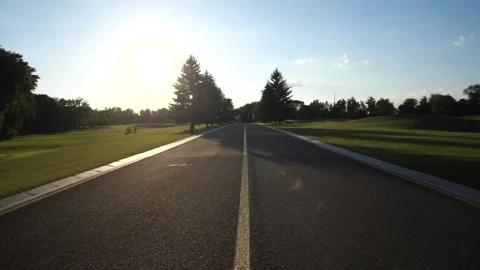 Stock Video Couple Riding Bikes Down A Road Live Wallpaper For PC - Free Live Wallpaper