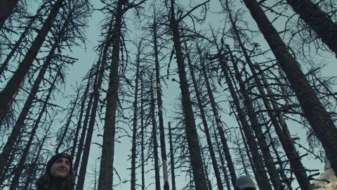 Stock Video Couple Of Hikers Admiring The Landscape Live Wallpaper For PC - Free Live Wallpaper