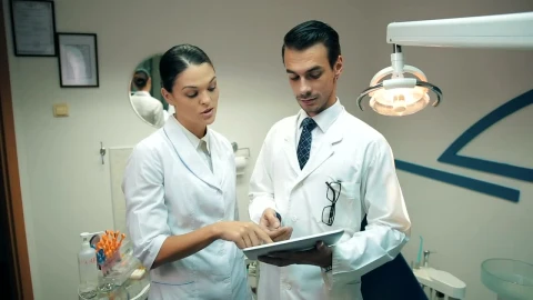 Stock Video Couple Of Dentists Checking An X Ray Live Wallpaper For PC - Free Live Wallpaper