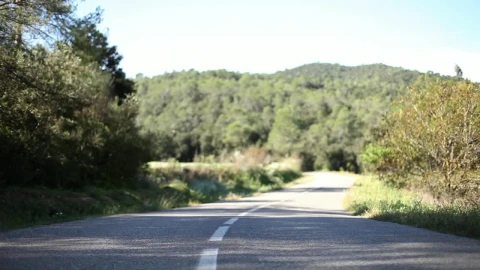 Stock Video Couple Of Cyclists On A Road In The Countryside Live Wallpaper For PC - Free Live Wallpaper