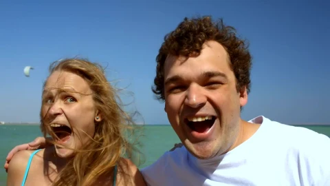 Stock Video Couple Making Funny Faces And Kissing Live Wallpaper For PC - Free Live Wallpaper