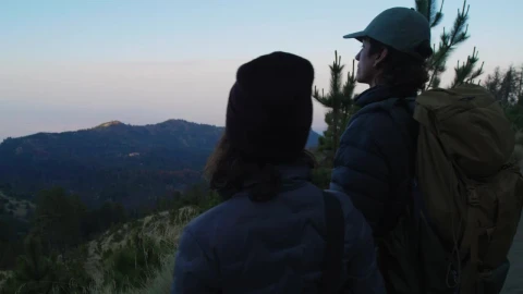 Stock Video Couple Looking At A Landscape In Nature Live Wallpaper For PC - Free Live Wallpaper