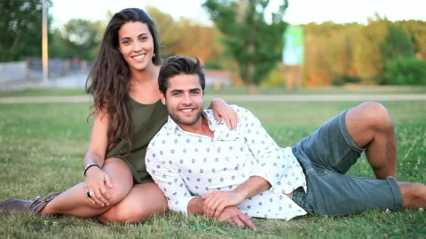 Stock Video Couple Laying Together In The Park Live Wallpaper For PC - Free Live Wallpaper