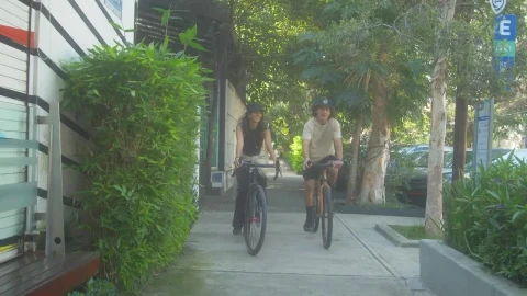 Stock Video Couple Having A Bike Ride Live Wallpaper For PC - Free Live Wallpaper