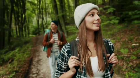 Stock Video Couple Enjoy Nature Hike During Lockdown Live Wallpaper For PC - Free Live Wallpaper
