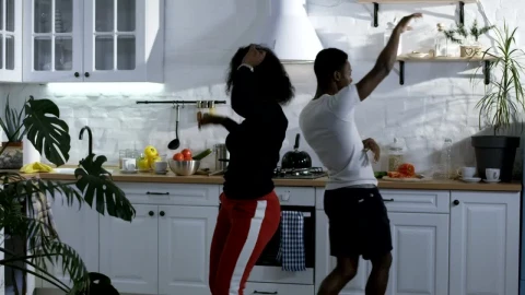 Stock Video Couple Dancing Happily In The Kitchen Live Wallpaper For PC - Free Live Wallpaper