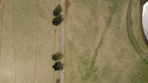 Stock Video Country Road Next To A Lake Top Shot Live Wallpaper For PC - Free Live Wallpaper