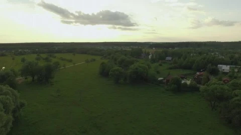 Stock Video Country Houses And Large Fields  Smal Live Wallpaper For PC - Free Live Wallpaper