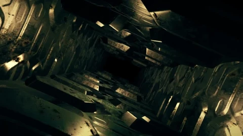 Stock Video Corridor With Rotating Metal Walls Live Wallpaper For PC - Free Live Wallpaper