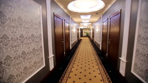 Stock Video Corridor Of An Elegant Hotel Live Wallpaper For PC - Free Live Wallpaper