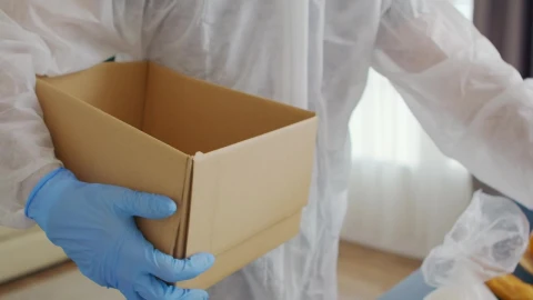 Stock Video Coronavirus Pandemic Grocery Delivery Closeup Live Wallpaper For PC - Free Live Wallpaper