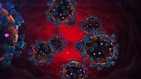 Stock Video Coronavirus Inside The Human Body Live Wallpaper For PC - Free Live Wallpaper