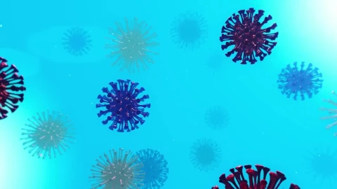Stock Video Coronavirus Floating In Water Live Wallpaper For PC - Free Live Wallpaper