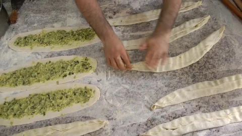Stock Video Cooks Hands Preparing Turkish Food Live Wallpaper For PC - Free Live Wallpaper